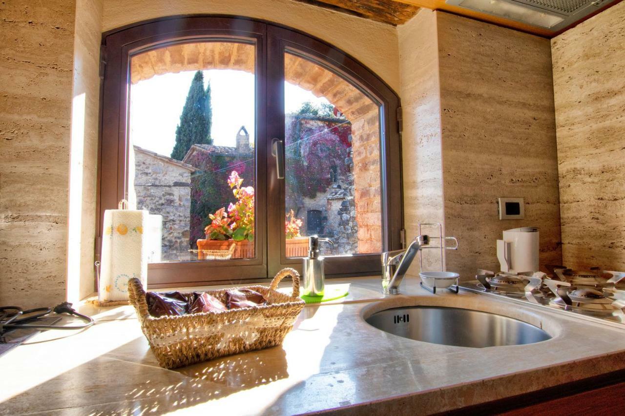 Ferienwohnung Larocchettina Castiglione dʼOrcia Exterior foto